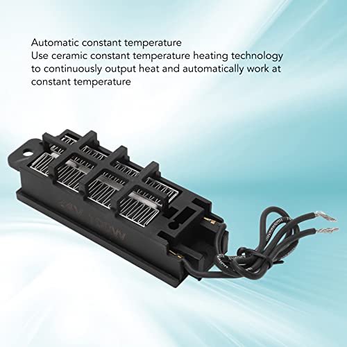 PTC Heating Element, 24V 100W Ceramic Air Heater Safe PTC Air Heater Temperature Resistant Electric Heater - Image 3