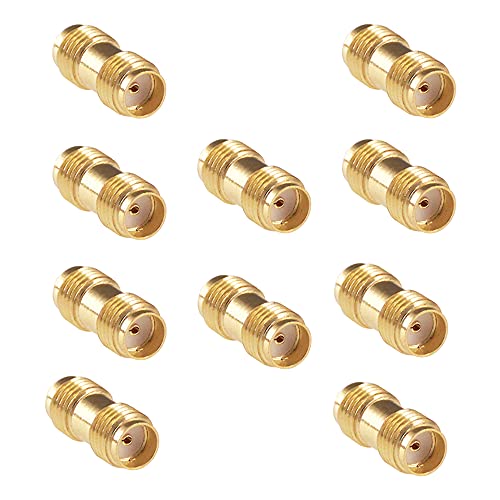 Adaptador de antena SMA hembra a SMA hembra x10 miniatura 1