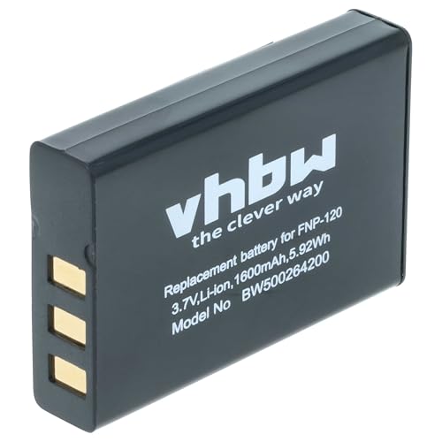 vhbw 1x Batterie Compatible avec RCA Lyra X2400 Appareil Photo (1600mAh, 3,6V, Li-ION)