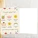OJsensai Cute Teacher Thank You Card, Best Appreciation Gifts for Daycare Preschool Teacher, Thank You for Helping Me Grow