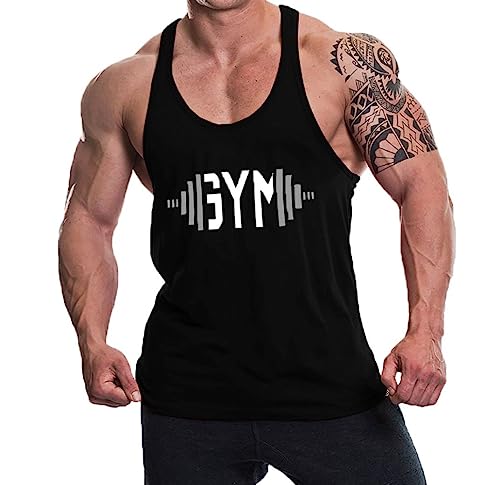 Image of THE BLAZZE Men's Cotton Sleeveless Tank Tops Gym Vest for Mens