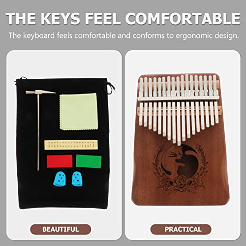 BIENKA Kalimba Pouce Piano en Bois 17 Touches Doigt Piano Instrument de Musique Portable Cadeaux avec Tuning Hammer Sac… - Les Beatles, Paul McCartney, John Lennon, RIngo Starr, George Harrison BIENKA Kalimba Pouce Piano en Bois 17 Touches Doigt Piano Instrument de Musique Portable Cadeaux avec Tuning Hammer Sac… – Image 8