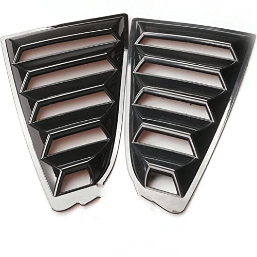 Aileron de voiture et persiennes de fenêtre arrière Ford Mustang 2015-2020 panneau becquet 2pcs