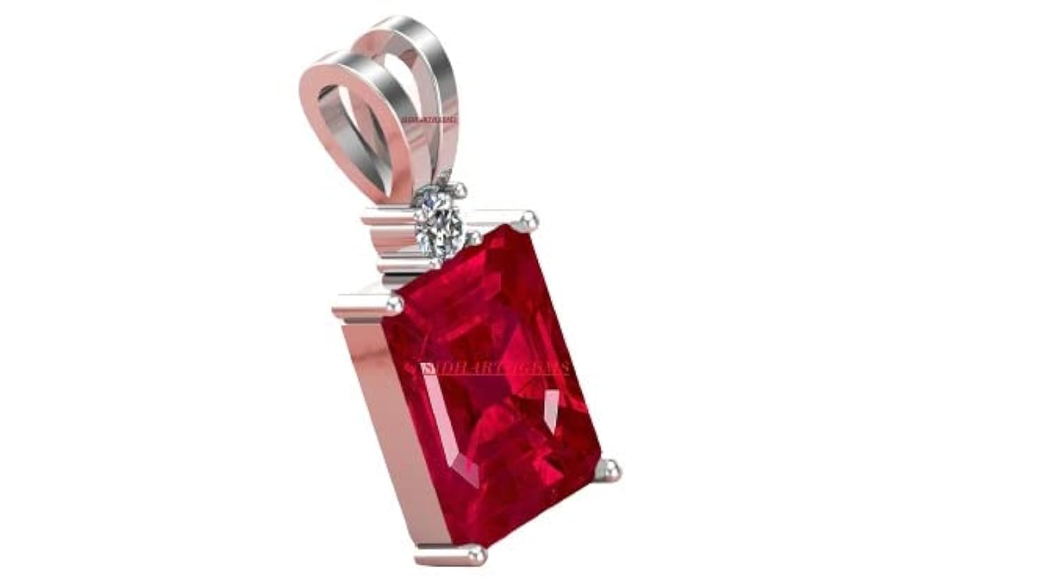 sidharth gems Natural Manik Lab - Certified Ruby Manik Silver Plated Stone Pendant Locket for Men & Women Astrological Purpose (Lab - Teseted) 9.00 Carat-picture-10