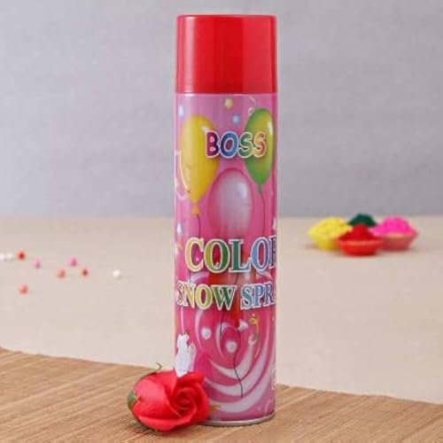 Image of PoPo Toys Holi BOSS Colour Snow Spray Combo| Large | Assorted Vibrant Colors | 2 Different Color | Eco - Friendly | Combo of 2 | 750ML + 750ML | (Boss - 750 Combo 1)