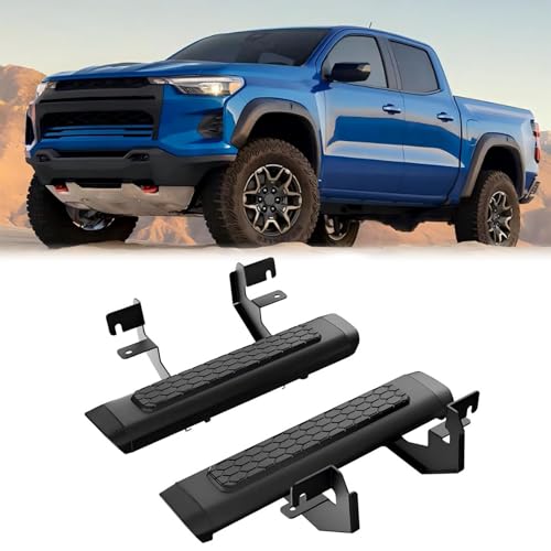 Trumgeta EZ Side Steps Running Boards Fit for 2015-2025 2026 Chevy Colorado/GMC Canyon Crew Cab or Extended Cab Front Door