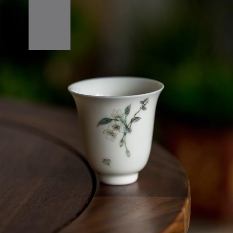 Filiżanki Matcha Vintage ręcznie robiony cienkościenny kubek do herbaty, malowany kubek do herbaty, ceramiczny pojedynczy kubek, osobisty zestaw do herbaty Kung Fu, kubek gospodarza zestaw do herbaty
