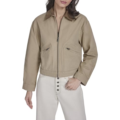 Levi's® Womens Ladies Cotton Utility Jacket Tan X-Large