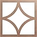 Ekena Millwork 22"OD x 14 1/8"ID x 1/4"T Statesman Wood Fretwork Pierced Ceiling Medallion, Wood (Paint Grade)