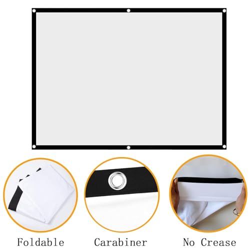 Pantalla de proyector plegable 200 pulgadas 16:9 miniatura 4