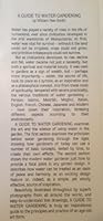 Guide to Water Gardening 1851702903 Book Cover
