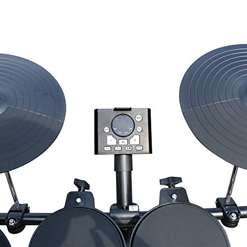 COOLMUSIC DD3 Eight Piece Electronic Drum Kit with Realistic Kick Pedal, Easy Assemble Rack and Drum Module including 30 Kits, USB and Midi connectivity - Thumbnail 6