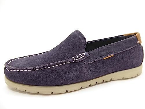 camel active Herren Talus Mokassin, Navy Blue, 42 EU