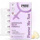 PURE WOMAN - Pause-Me-Not Suppositories - Menopausal Symptom Relief - Natural Ingredients - Relieves Hot Flashes & Vaginal Dryness - Promotes Stable Mood - Enhanced Vaginal Relief - 10 Pk