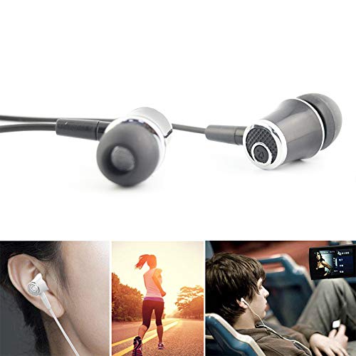 In-Ear Earbud Headphones,Earphone For Kindle Fire, Galaxy S8+, Note 8, Fire Hd 8 Hd 10, Voyage, Oasis Ereaders Earbuds Microphone Phone -Ergonomic Comfort-Fit (Black) #TOP4