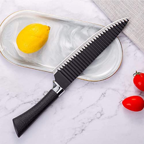 Image of SHOPPOFOBIX 6 Pcs Non-Stick Knife Set for Kitchen, Professionals, Chef, Super Sharp high Carbon Stainless Steel Material, Ergonomic Soft Grip Handle - Kitchen Cutlery Knives Set