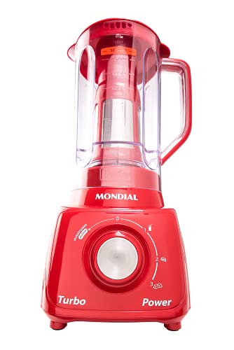 Liquidificador Turbo Power, Mondial, Vermelho, 550W, 220V - L-99 FR