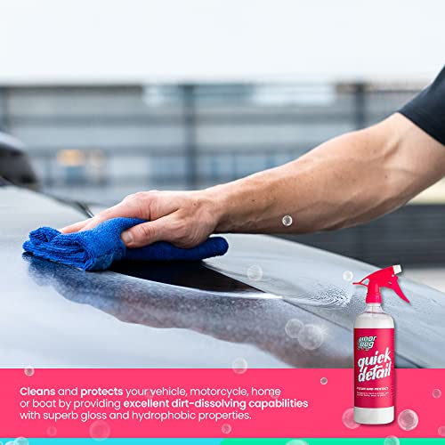 Limpiador Hidrofóbico Quick Detail en Spray para Vehículos 32oz miniatura 4