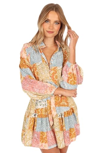 Petal & Pup Women's Silante Long Sleeve Mini Dress