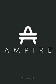 AMPIRE AMP Crypto Flexa Bitcoin Moon Coin Cryptocurrency Notebook Transaction Log Ledger, Air Drop Tracker, Passwords Book for New and Experienced Traders 6x9 110 Page Gift Journal