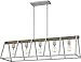 Quoizel BRT542BSR Brockton Chandelier, 5-Light 500 Total Watts, Brushed Silver