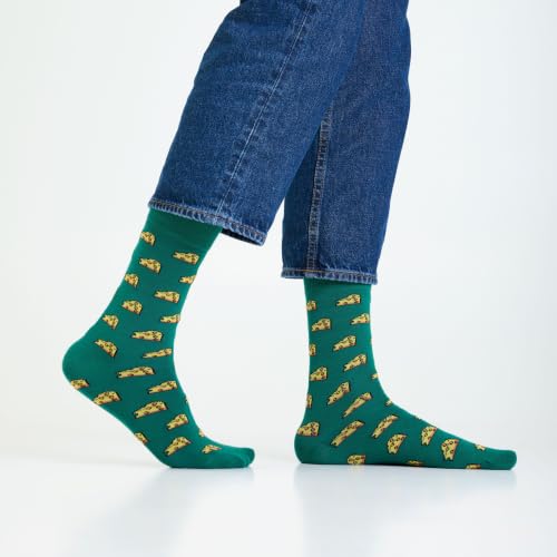 Image of Mint & Oak Long Socks For Men, Soft Cotton Calf Length Socks, Colorful Sock Gift For Men, Full Length & Odour Free, Funky Socks - Gift Box of 3