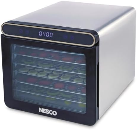 NESCO FD-7SSD Digital Food Dehydrator for Beef Jerky, Dried Fruit...
