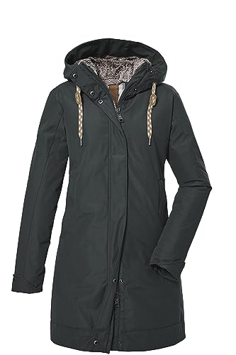 G.I.G.A. DX Damen Winterparka/Funktionsparka mit Kapuze GW 13 WMN PRK, dunkel blaugrün, 44, 39836-000