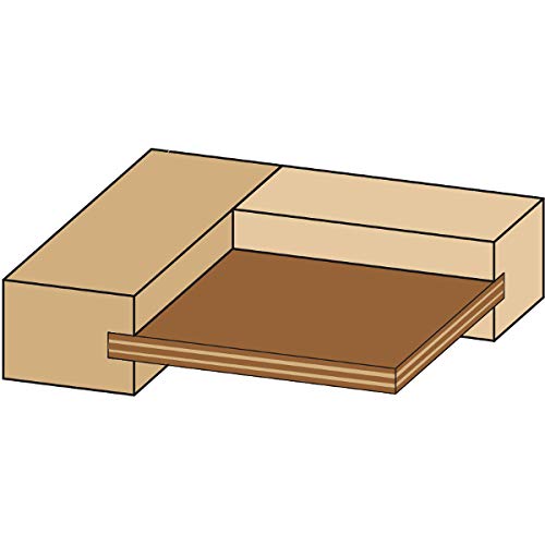 Fresa Doppio Canale CMT 965.122.11 - Per Lavorazioni Legno, Misure 12.3x9.3/16.3x6.7mm