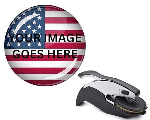 Custom Logo Embosser Stamp - Design Your Own Logo or Emblem Perfect for Weddings Libraries Book Embosser (1)