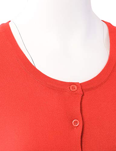 Image of Allsense Women's Long-Sleeve Crewneck Cardigan | Classic Button Down Sweater, Soft Fine Knit, Lightweight