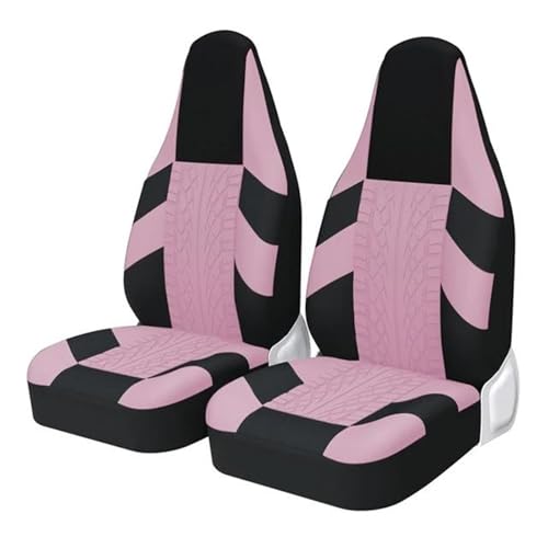 Un Par De Fundas Universales Para Asientos Delanteros De Coches Deportivos Protector De Asiento Tipo Baquet Para Citroen C1 Funda Asiento Coche(Pink)