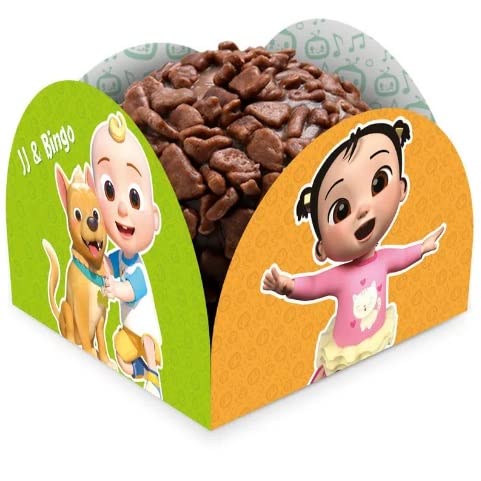 Porta Forminha P/Festa (Tema: Cocomelon) - Contém 50 Unidades