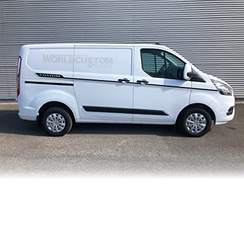 Autocollants bandes latérales voiture adhésif van Transit Custom fourgon