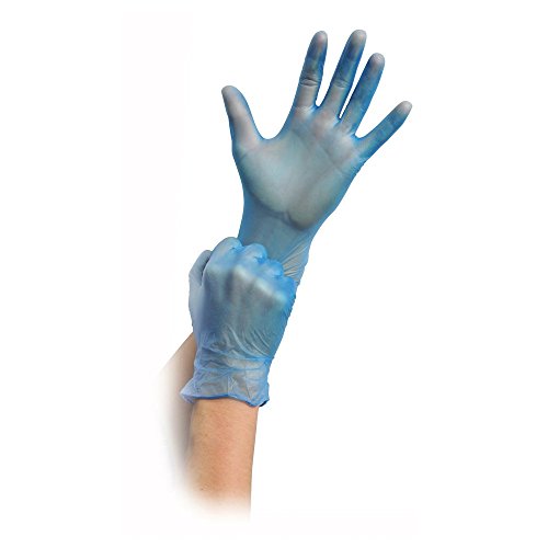 Maimed Vinyl Handschuhe, Untersuchungshandschuhe blau, puderfrei vinyl blue PF, 100 St., Einweghandschuhe