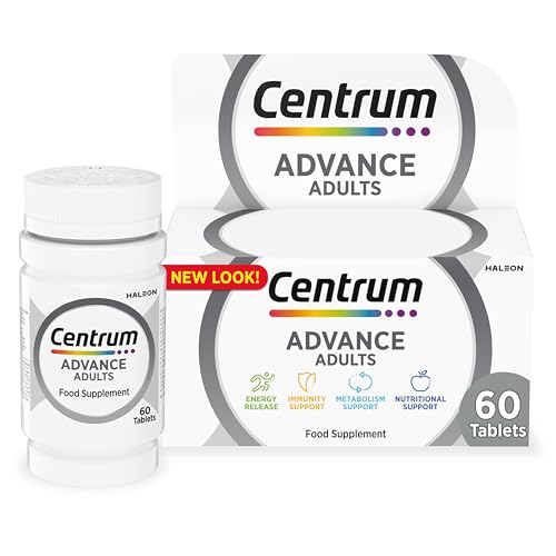 Centrum Advance Multivitamin Supplements, 60 Tablets