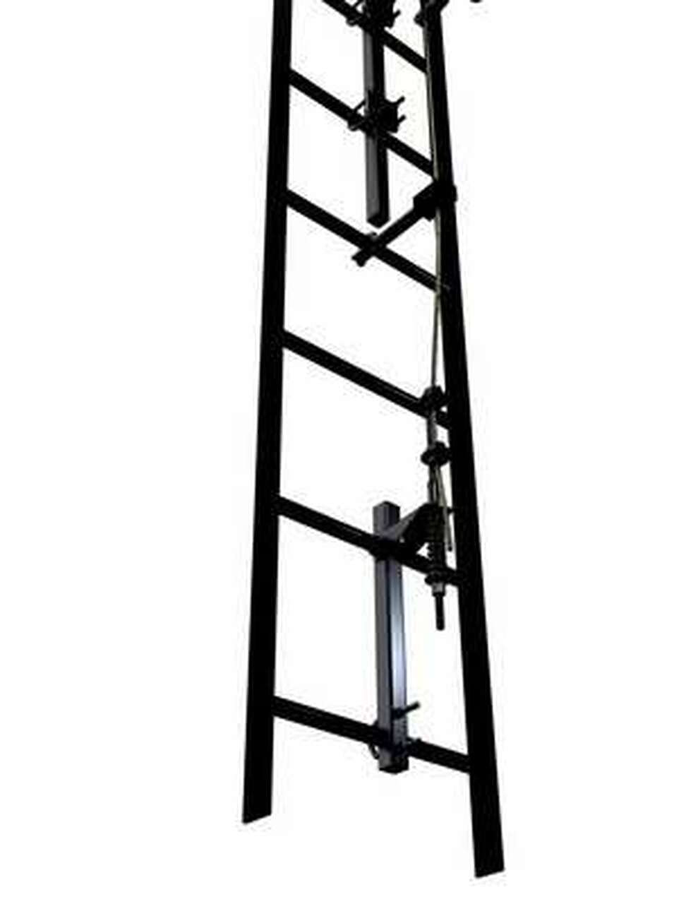 3M DBI-SALA Lad-Saf Cable Vertical Safety System Telescoping Extension Bracketry 6116618, 4 User, Galv. Steel, 1 EA