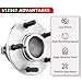 PEYU 512347 Rear Wheel Bearing and Hub Assembly Replacement Suspension Kit Compatible with Mazda 3 2004-2013,for Mazda 3 Sport 2009-2013,for Mazda 5 2006-2010,2012-2017