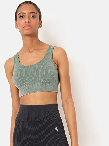 Image of Seamless Sky Sports Bra CS601386S Army-Green S