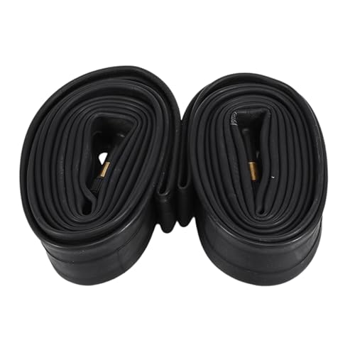 Nettoppo Tubo Interior de Bicicleta 700X35C / 38C / 40C / 43C con Válvula Schrader de 48 Mm, Paquete de 2 Tubos de Neumático de Bicicleta para Bicicleta de Carretera 700C