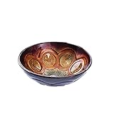  Moderne en Verre De Cuivre Trempé Forme Ronde Vasque Vasque Salle De Bain, Art Au-Dessus du Lavabo De La Salle De Bain Lavabo,D 1 Accessory