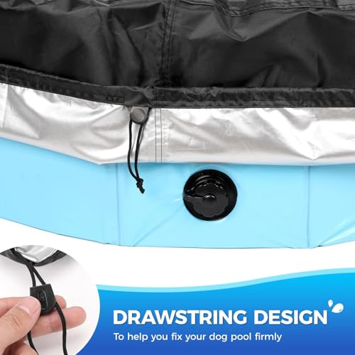Protecteur piscine chien imperméable avec cordon ajustable - 5