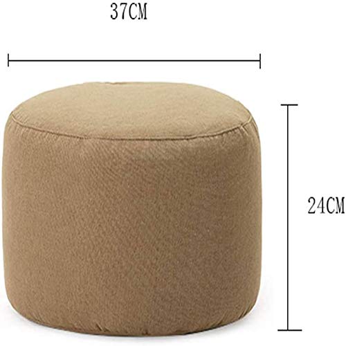 Pouf de couleur unie avec coussin amovible DASHADAO