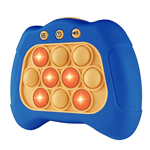 Intoypad Handheld Speed Push Pop Game Sensory Fidget Toy for Kids Blue