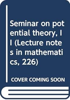 Paperback Seminar on potential theory, II (Lecture notes in mathematics, 226) Book