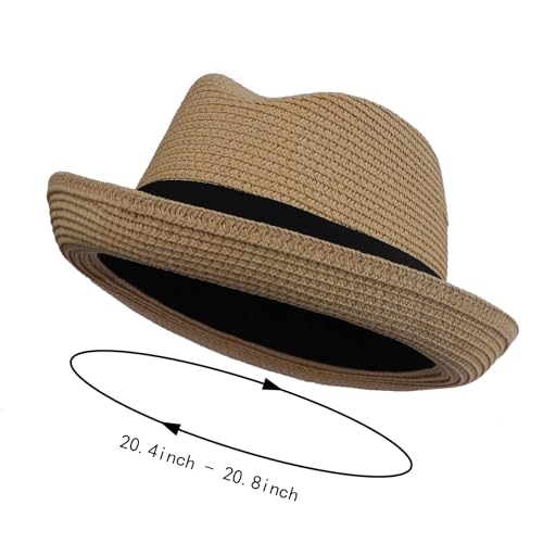 Kids Straw Hat Breathable UV Protection Summer Sun Hat Lightweight Wide Brim Outdoor Beach Cap for Boys and Girls3