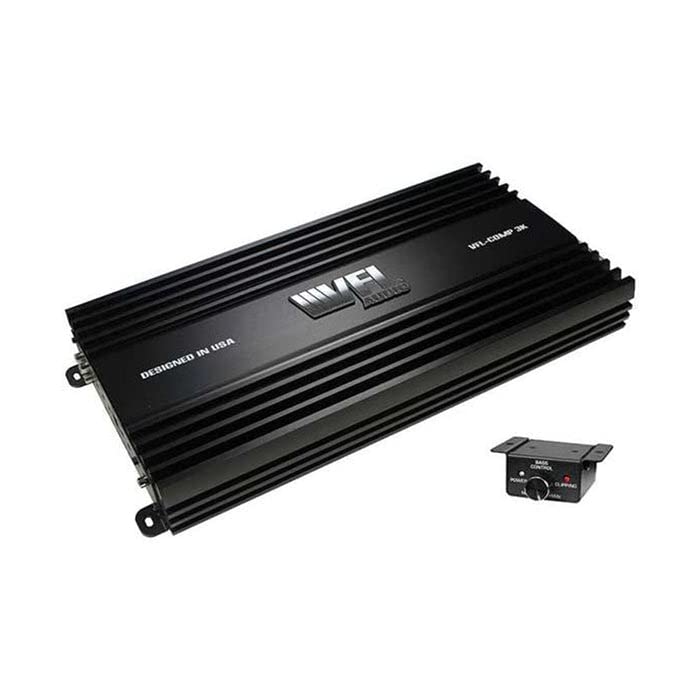 American Bass VFL COMP-3K 4 Channel AB Class Amplifier, 1 Ohm Stable D Class, 3000W RMS Power with 20 Hz - 350 Hz Frequency Responce