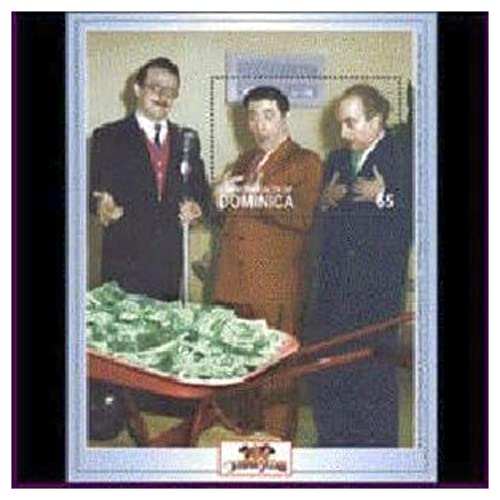 Dominica The Three Stooges Souvenir Stamp Sheet