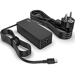 Cargador Lenovo X390 SZSEEY 65W/45W USB-C/Type C Cargador Adaptador de portátil para Lenovo Chromebook ThinkPad X1 T480 T480s T580 T580s T490s E585 E580 E590 E595 C330 14e 300e 500e Yoga 720-13IKB Ideapad 100e 730S 910