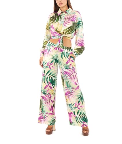 GUESS Women's Eco INES Wide Leg Jogger2